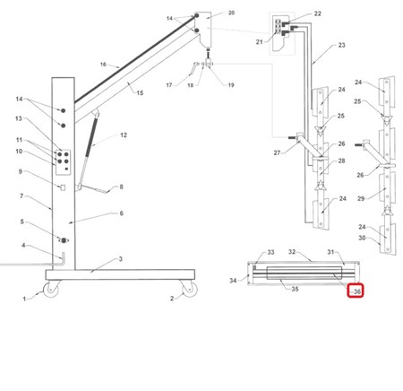 1KW Tube 300MM 220/240 Volt